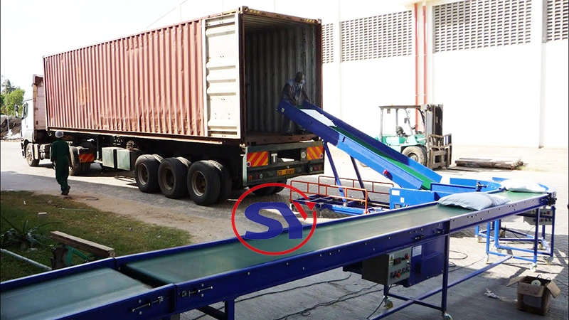 Mobile Container Loader Telescopic Loading Belt Conveyor Price