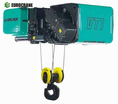 Equipos de manipulación de materiales de la marca Eurocrane de polipasto eléctrico de cable